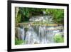 Waterfall in Kanchanaburi Province, Thailand-Pongphan Ruengchai-Framed Photographic Print