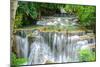 Waterfall in Kanchanaburi Province, Thailand-Pongphan Ruengchai-Mounted Photographic Print