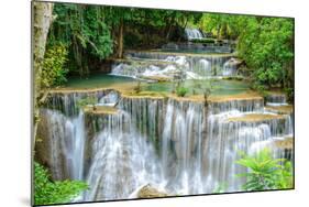 Waterfall in Kanchanaburi Province, Thailand-Pongphan Ruengchai-Mounted Photographic Print