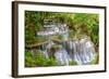 Waterfall in Kanchanaburi Province, Thailand-Pongphan Ruengchai-Framed Photographic Print