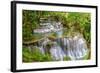 Waterfall in Kanchanaburi Province, Thailand-Pongphan Ruengchai-Framed Photographic Print