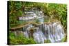 Waterfall in Kanchanaburi Province, Thailand-Pongphan Ruengchai-Stretched Canvas