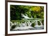 Waterfall in Plitvice Lakes National Park, UNESCO World Heritage Site, Croatia, Europe-Laura Grier-Framed Photographic Print