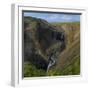 Waterfall in Putoransky State Nature Reserve, Putorana Plateau, Siberia, Russia-Sergey Gorshkov-Framed Photographic Print