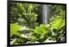 Waterfall in Rain Forest, Jurong Bird Park, Singapore-Angelo Cavalli-Framed Photographic Print