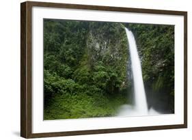 Waterfall in Rainforest Along Fortuna River-null-Framed Photographic Print