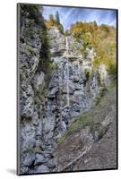 Waterfall in the Autumnal Wood-Jurgen Ulmer-Mounted Photographic Print