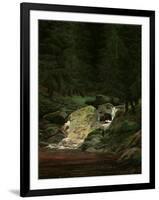 Waterfall in the Fir Wood, c.1828-Caspar David Friedrich-Framed Giclee Print