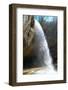 Waterfall in the Forest-Vakhrushev Pavel-Framed Photographic Print