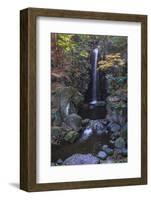 Waterfall in the gardens of the Narita Temple-Sheila Haddad-Framed Photographic Print