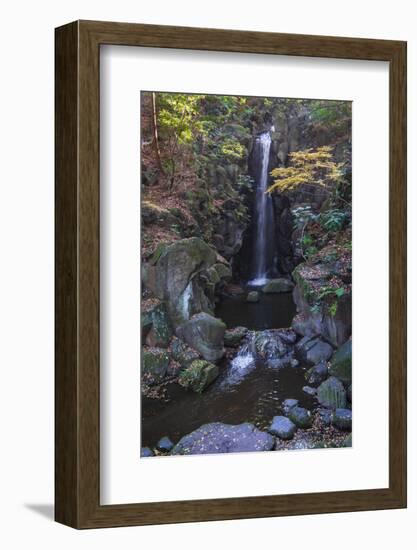 Waterfall in the gardens of the Narita Temple-Sheila Haddad-Framed Photographic Print