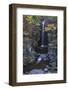 Waterfall in the gardens of the Narita Temple-Sheila Haddad-Framed Photographic Print