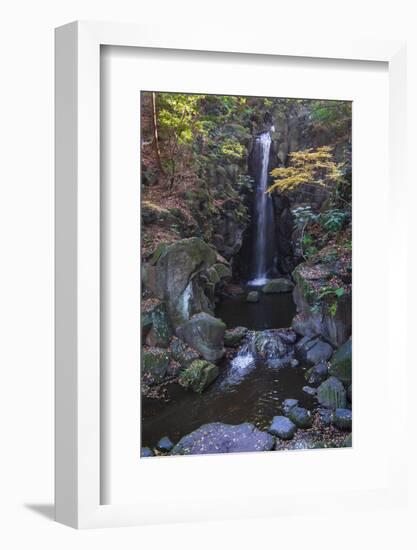 Waterfall in the gardens of the Narita Temple-Sheila Haddad-Framed Photographic Print