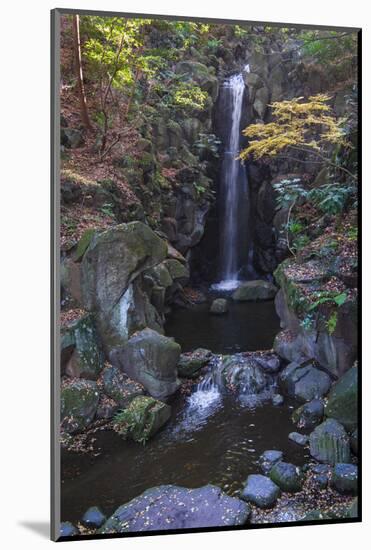 Waterfall in the gardens of the Narita Temple-Sheila Haddad-Mounted Photographic Print