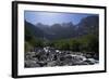 Waterfall in the Nahuel Huapi National Park, Argentina, South America-Michael Runkel-Framed Photographic Print
