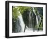 Waterfall in the Plitvice Lakes National Park, Unesco World Heritage Site, Croatia-G Richardson-Framed Photographic Print