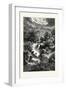 Waterfall in the Pyrenees-Albert Rieger-Framed Giclee Print