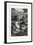 Waterfall in the Pyrenees-Albert Rieger-Framed Giclee Print