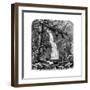 Waterfall in the Yosemite Valley, California, USA, C1875-null-Framed Giclee Print