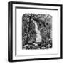 Waterfall in the Yosemite Valley, California, USA, C1875-null-Framed Giclee Print