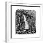 Waterfall in the Yosemite Valley, California, USA, C1875-null-Framed Giclee Print