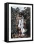 Waterfall in Tijuca, Rio De Janeiro, Brazil, 19th Century-null-Framed Stretched Canvas