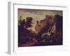 Waterfall in Tivoli, 1747-Claude Joseph Vernet-Framed Giclee Print