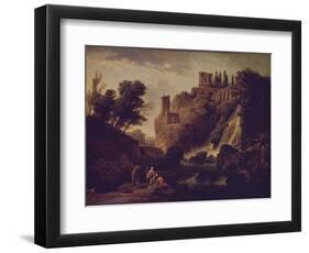 Waterfall in Tivoli, 1747-Claude Joseph Vernet-Framed Giclee Print