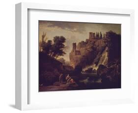 Waterfall in Tivoli, 1747-Claude Joseph Vernet-Framed Giclee Print