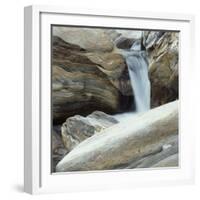 Waterfall in Verzasca Valley-Micha Pawlitzki-Framed Photographic Print