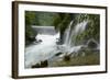 Waterfall in Xiaoqikong Rain Forest, Guizhou Province, China, Asia-Bruno Morandi-Framed Photographic Print