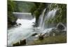 Waterfall in Xiaoqikong Rain Forest, Guizhou Province, China, Asia-Bruno Morandi-Mounted Photographic Print