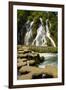 Waterfall in Xiaoqikong Rain Forest, Guizhou Province, China, Asia-Bruno Morandi-Framed Photographic Print