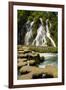 Waterfall in Xiaoqikong Rain Forest, Guizhou Province, China, Asia-Bruno Morandi-Framed Photographic Print