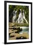 Waterfall in Xiaoqikong Rain Forest, Guizhou Province, China, Asia-Bruno Morandi-Framed Photographic Print