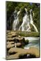 Waterfall in Xiaoqikong Rain Forest, Guizhou Province, China, Asia-Bruno Morandi-Mounted Photographic Print