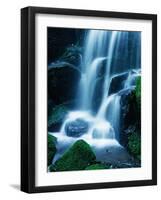 Waterfall in Yosemite National Park-Bill Ross-Framed Photographic Print