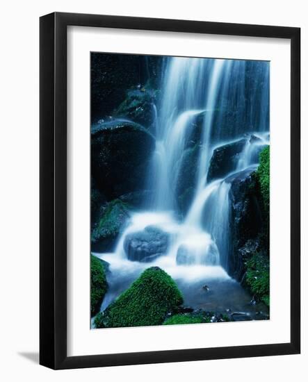 Waterfall in Yosemite National Park-Bill Ross-Framed Photographic Print