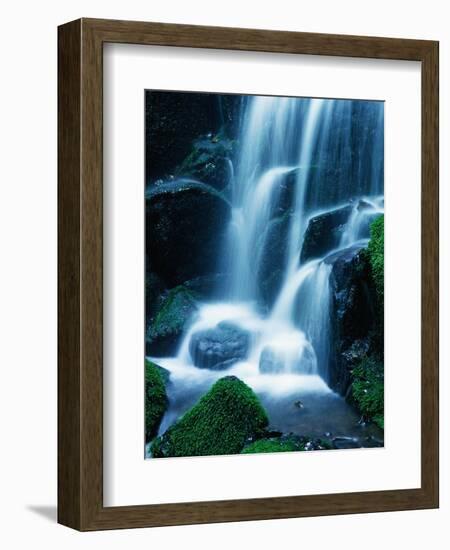 Waterfall in Yosemite National Park-Bill Ross-Framed Photographic Print