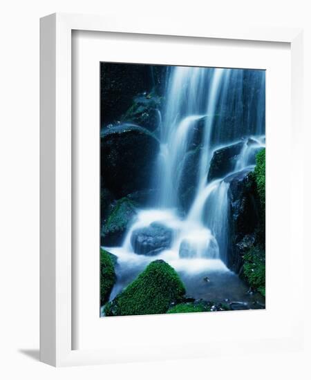 Waterfall in Yosemite National Park-Bill Ross-Framed Photographic Print