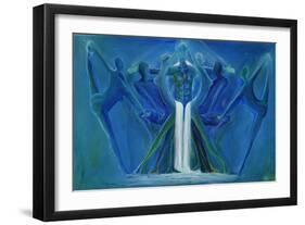 Waterfall Interlude-Ikahl Beckford-Framed Giclee Print