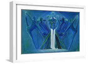 Waterfall Interlude-Ikahl Beckford-Framed Giclee Print