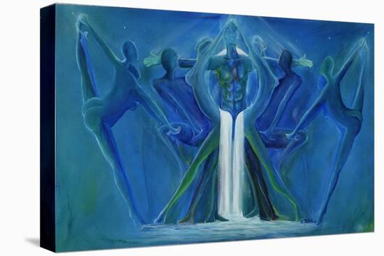 Waterfall Interlude-Ikahl Beckford-Stretched Canvas