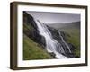 Waterfall, Laksa River Near Hellur, Eysturoy Island, Faroe Islands, Denmark, Europe-Patrick Dieudonne-Framed Photographic Print