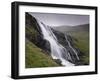 Waterfall, Laksa River Near Hellur, Eysturoy Island, Faroe Islands, Denmark, Europe-Patrick Dieudonne-Framed Photographic Print