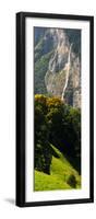 Waterfall, Lauterbrunnen Valley, Wengen, Lauterbrunnen, Interlaken-Oberhasli, Bernese Oberland-null-Framed Photographic Print