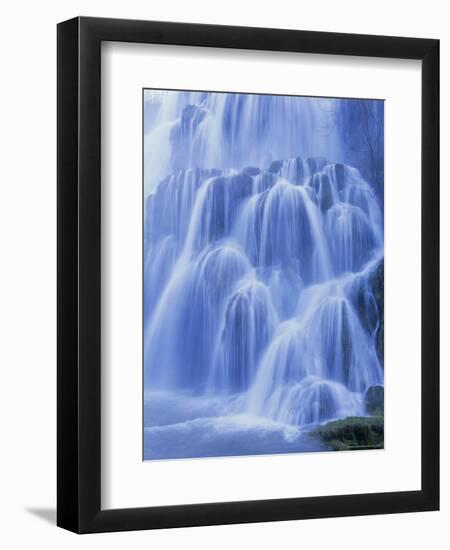 Waterfall, Les Messieurs, Jura-Baume, Franche-Comte, France, Europe-Bruno Morandi-Framed Photographic Print