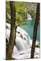 Waterfall Milanovacki Slapovi, Plitvice Lakes, Plitvicka Jezera, Croatia-Martin Zwick-Mounted Photographic Print