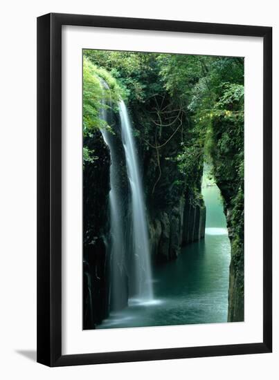 Waterfall Miyazaki Japan-null-Framed Premium Photographic Print