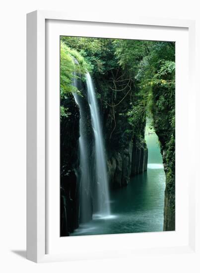 Waterfall Miyazaki Japan-null-Framed Premium Photographic Print